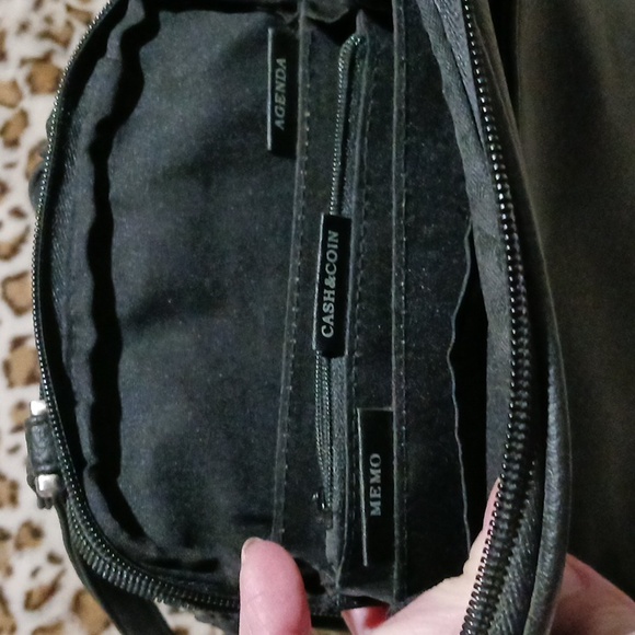 Rosseti Black Multi Compartment Crossbody Bag - Picture 8 of 16